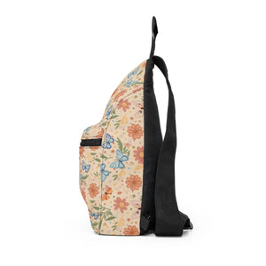 Floral Sling Bag - Good Vibes Butterfly Polyester - Dipaliz - Cross Body Bags