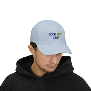 Good Vibes Dad Cap Classic White Baseball Hat - Dipaliz - Hats