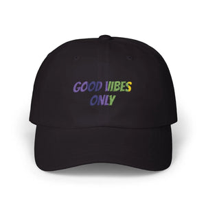 Good Vibes Dad Cap Classic White Baseball Hat - Dipaliz - Hats