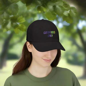 Good Vibes Dad Cap - Effortless Style Baseball Hat - Dipaliz - Hats