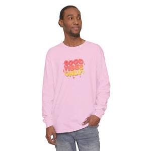 Good Vibes Only Long Sleeve Tee - T-shirts