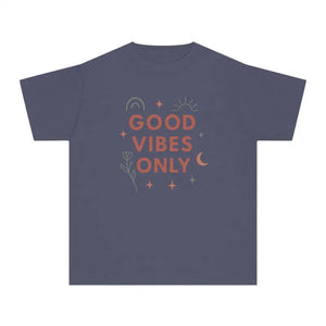 Good Vibes Youth Tee Everyday Comfort Soft Cotton - Dipaliz - T-shirts
