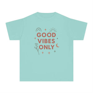 Good Vibes Youth Tee - Combed Ring Spun Cotton - Dipaliz - T-shirts