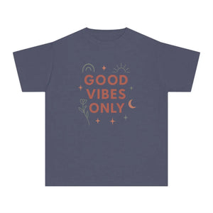 Good Vibes Youth Tee - Combed Ring Spun Cotton - Dipaliz - T-shirts