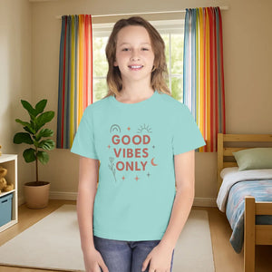 Good Vibes Youth Tee - Combed Ring Spun Cotton - Dipaliz - T-shirts