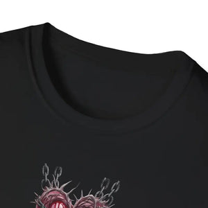 Gothic Broken Heart Chalice Tee - Dark Vampire Love Design - Dipaliz - T-shirt