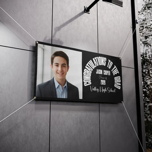 Custom Graduation Photo Vinyl Banner Printed Graphics - Dipaliz - Banners