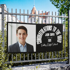 Custom Graduation Photo Vinyl Banner Printed Graphics - Dipaliz - Banners