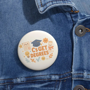 Graduation Pin - Vibrant Glossy Fun Gifts - Dipaliz - Pinback Buttons