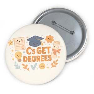 Graduation Pin - Vibrant Glossy Fun Gifts - Dipaliz - 3’’ - Pinback Buttons