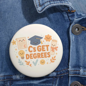 Graduation Pin - Vibrant Glossy Fun Gifts - Dipaliz - Pinback Buttons
