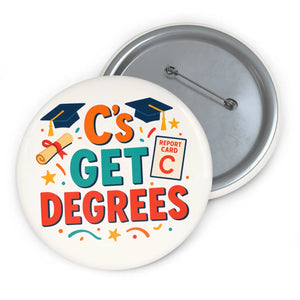 Vibrant Graduation Pin Buttons - School Spirit - Dipaliz - Pinback