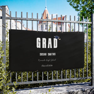 Custom Graduation Vinyl Banner – Grad Party Yard - Dipaliz - Banners