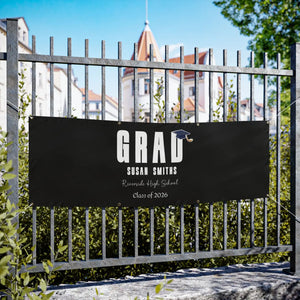 Custom Graduation Vinyl Banner – Grad Party Yard - Dipaliz - Banners