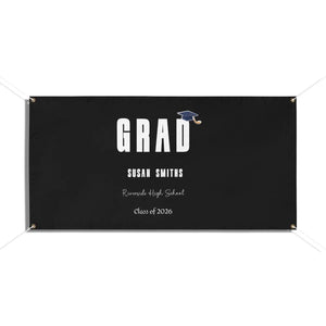 Custom Graduation Vinyl Banner – Grad Party Yard - Dipaliz - Banners