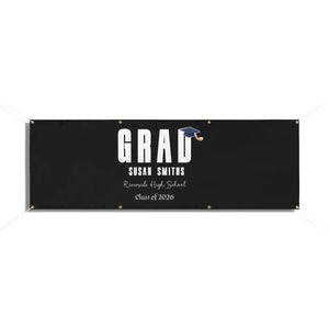 Custom Graduation Vinyl Banner – Grad Party Yard - Dipaliz - Banners