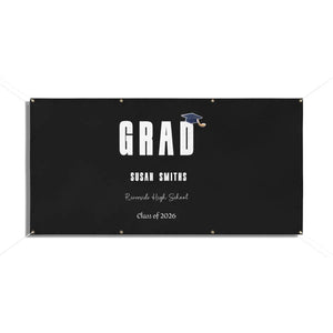 Custom Graduation Vinyl Banner – Grad Party Yard - Dipaliz - Banners