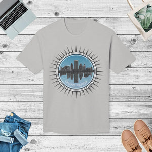 Exciting Grand Rapids Skyline T-shirt - Premium Cotton - Dipaliz - T-shirts - s