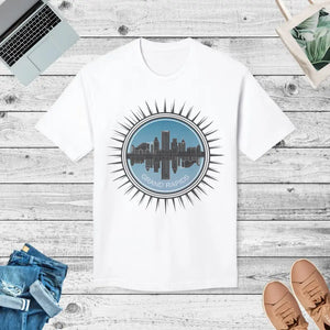 Grand Rapids Skyline T-shirt Premium Quality Cotton - Dipaliz - White / s - T-shirts