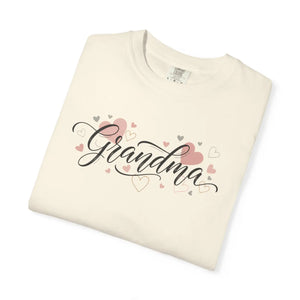 Soft Vintage Grandma Floral Garment-dyed Tee - Dipaliz - T-shirts