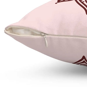 Graphic Lotus Flower Polyester Square Pillow - Cozy Chic - Dipaliz - Throw Pillows