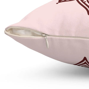 Graphic Lotus Flower – Polyester Square Pillow - Dipaliz - Throw Pillows