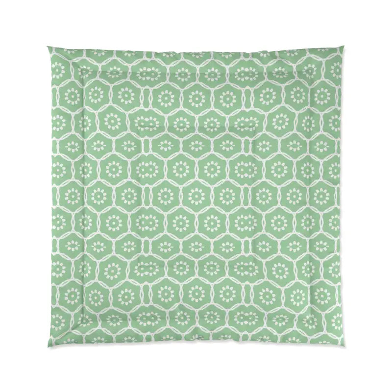 Dream in Style with Green Abstract Bliss Comforter - Home Decor