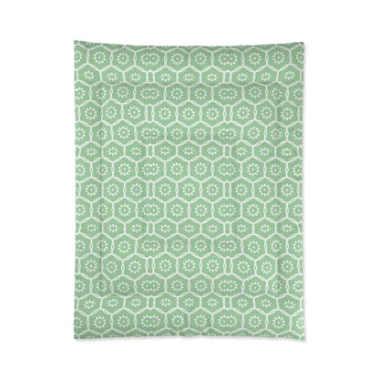 Dream in Style with Green Abstract Bliss Comforter - Home Decor