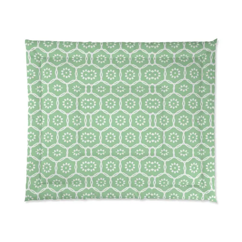 Dream in Style with Green Abstract Bliss Comforter - Home Decor