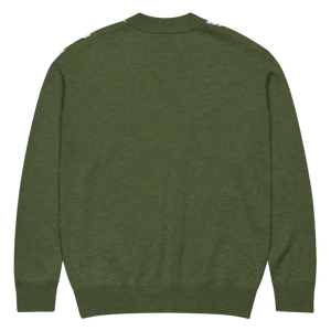 Green Argyle Diamond Knit Cardigan - Cozy Layering Essential - Dipaliz - Cardigans