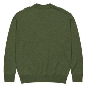 Green Argyle Diamond Knit Cardigan - Cozy Layering Essential - Dipaliz - Cardigans