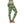 Green Chevron Leggings - Zigzag Pattern for Deep Squats - Dipaliz