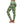 Green Chevron Leggings - Zigzag Pattern for Deep Squats - Dipaliz