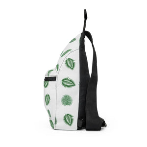 Lightweight Green Kiss Pattern Sling Bag Travel - Dipaliz - Cross Body Bags