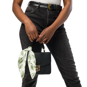 Tropical Green Leaves Print Bandana - Upf50 Recycled - Dipaliz - Bandanas & Headties