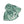Green Marble Swirl Scarf - Neck Gaiters