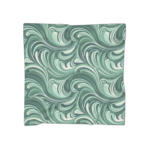 Green Marble Swirl Scarf - Neck Gaiters