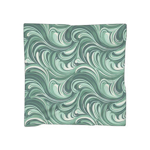 Green Marble Swirl Scarf - Neck Gaiters