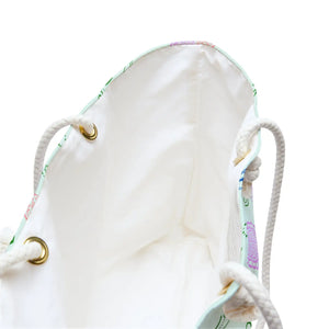 Botanical Bloom Polyester Weekender Bag - Green Oversized - Dipaliz - Tote Bags