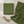 Green paisley fabric flatlay