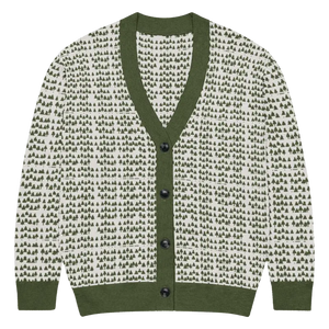 Green Trees Knit Cardigan - Nature Inspired Comfort - Dipaliz - s - Cardigans