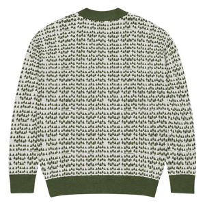 Green Trees Knit Cardigan - Nature Inspired Comfort - Dipaliz - Cardigans