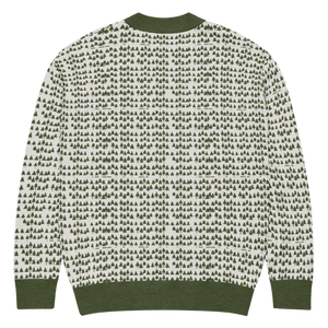 Green Trees Knit Cardigan - Nature Inspired Comfort - Dipaliz - Cardigans