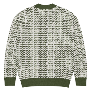 Green Trees Knit Cardigan - Nature Inspired Comfort - Dipaliz - Cardigans
