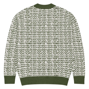 Green Trees Knit Cardigan - Nature Inspired Comfort - Dipaliz - Cardigans