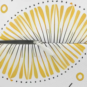 Yellow Spun Polyester Lumbar Pillow - Vibrant Comfort - Dipaliz - 20’’ × 14’’ - Back & Support Cushions