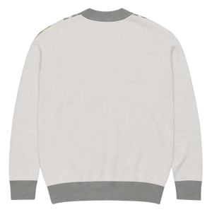 Grey Chevron Knitted Cardigan - Cozy Lightweight Layering - Dipaliz - Cardigans