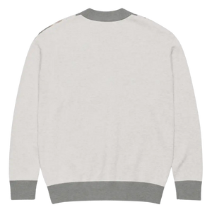 Grey Chevron Knitted Cardigan - Cozy Lightweight Layering - Dipaliz - Cardigans