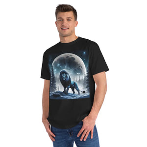 Moonlit Lion Classic T-shirt Organic Cotton - Dipaliz - T-shirts