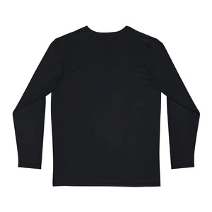 A Grey Lion on Full Moon in Winter Night Men’s Long Sleeve Aop Shirt - T-shirts